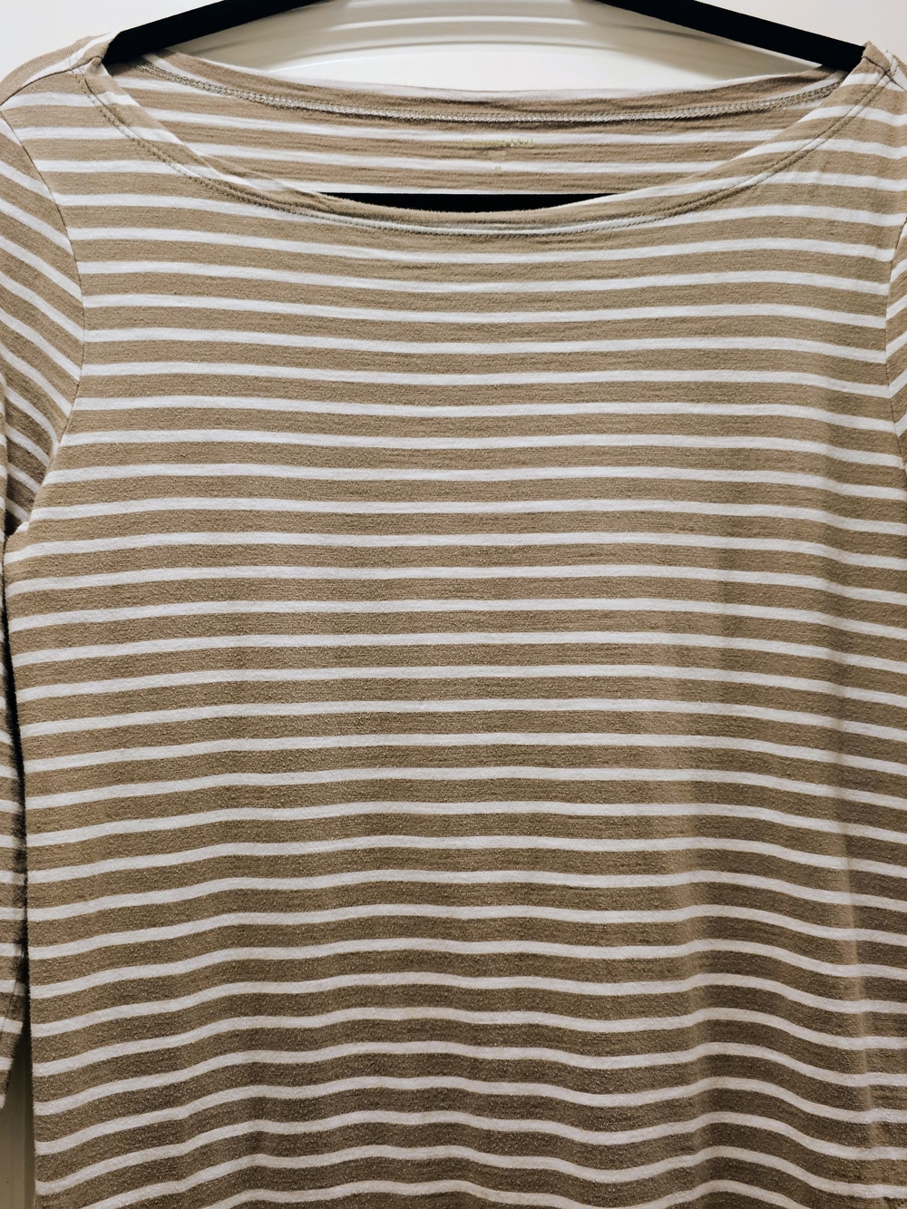 Garnet Hill 100% Cotton Boat Neck Breton Stripe Pocket Dress Size 8 - Picture 5 of 7